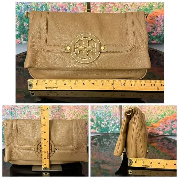 EUC Tory Burch Convertible Amanda Foldover Crossbody Shoulder Bag Clutch - Picture 11 of 11